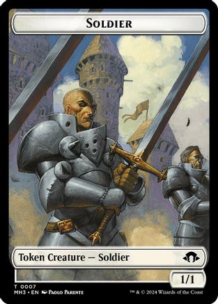 Soldier Token (7) [Modern Horizons 3] - Deck Out Gaming