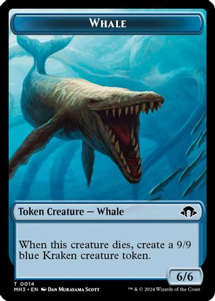 Whale // Energy Reserve Double-Sided Token (14) [Modern Horizons 3] - Deck Out Gaming