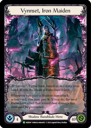 Vynnset, Iron Maiden - HER087 (HER087) [Flesh and Blood: Promo Cards] Cold Foil - Deck Out Gaming