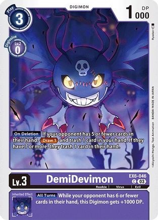 DemiDevimon (EX6-046) [Infernal Ascension]