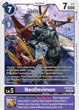 NeoDevimon (EX6-051) [Infernal Ascension] - Deck Out Gaming