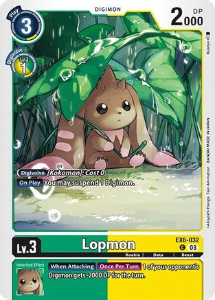 Lopmon (EX6-032) [Infernal Ascension] - Deck Out Gaming