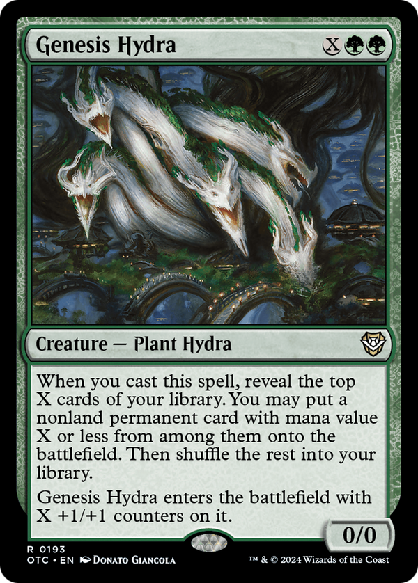 Genesis Hydra (193) [Outlaws of Thunder Junction Commander] - Deck Out Gaming