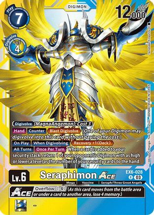 Seraphimon ACE (EX6-028) [Infernal Ascension] Foil
