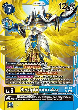 Seraphimon ACE (EX6-028) [Infernal Ascension] Foil - Deck Out Gaming