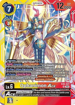 Ophanimon ACE (EX6-027) [Infernal Ascension] Foil - Deck Out Gaming