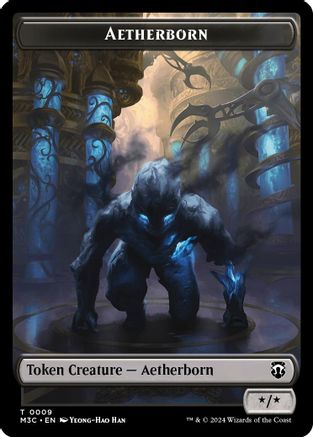Aetherborn (Ripple Foil) // Thopter Double-Sided Token (9) [Modern Horizons 3 Commander] foil - Deck Out Gaming