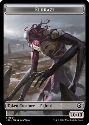 Eldrazi (Ripple Foil) // Spirit Double-Sided Token (1) [Modern Horizons 3 Commander] foil - Deck Out Gaming