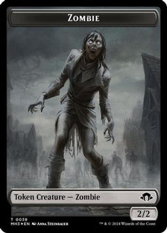 Zombie (Ripple Foil) // Insect (0027) Double-Sided Token (39) [Modern Horizons 3] foil - Deck Out Gaming