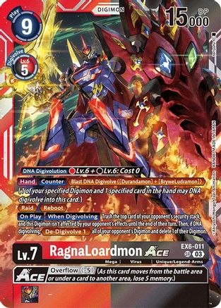 RagnaLoardmon ACE (EX6-011) [Infernal Ascension] Foil - Deck Out Gaming