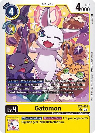 Gatomon (EX6-020) [Infernal Ascension] - Deck Out Gaming