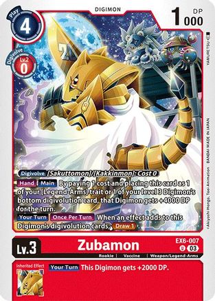 Zubamon (EX6-007) [Infernal Ascension] - Deck Out Gaming