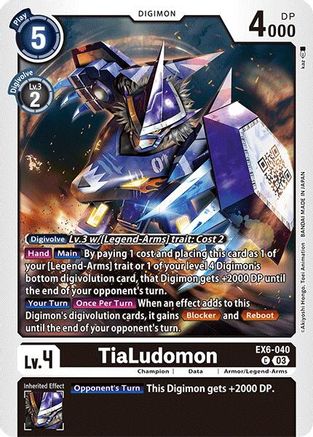 TiaLudomon (EX6-040) [Infernal Ascension]