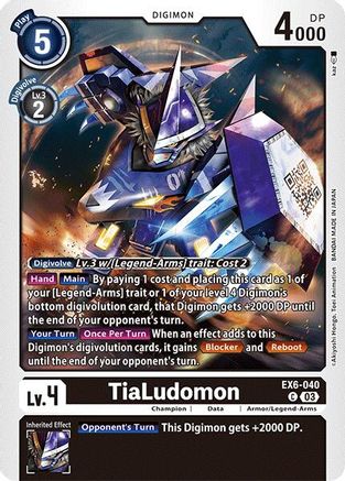 TiaLudomon (EX6-040) [Infernal Ascension] - Deck Out Gaming