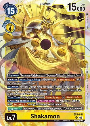 Shakamon (EX6-031) [Infernal Ascension] Foil - Deck Out Gaming
