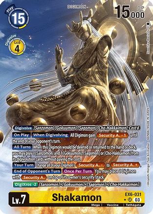 Shakamon (Alternate Art) (EX6-031) [Infernal Ascension] Foil - Deck Out Gaming