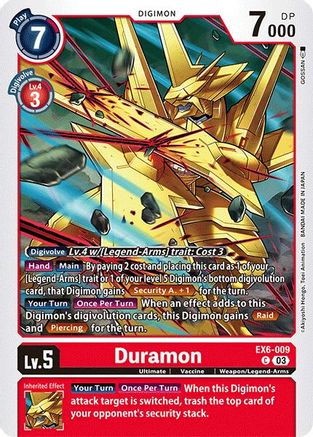 Duramon (EX6-009) [Infernal Ascension] - Deck Out Gaming