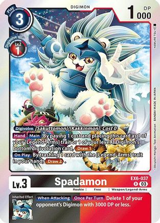 Spadamon (EX6-037) [Infernal Ascension] Foil - Deck Out Gaming