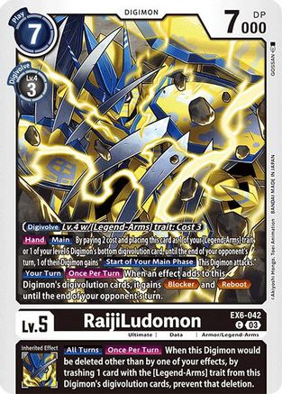 RaijiLudomon (EX6-042) [Infernal Ascension]