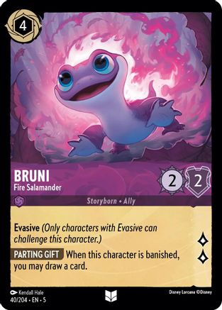 Bruni - Fire Salamander (40/204) [Shimmering Skies] - Deck Out Gaming