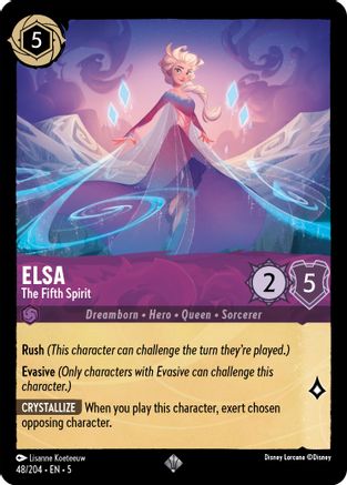 Elsa - The Fifth Spirit (48/204) [Shimmering Skies] - Deck Out Gaming