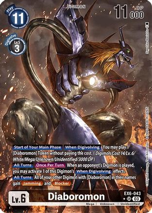Diaboromon (Alternate Art) (EX6-043) [Infernal Ascension] Foil - Deck Out Gaming