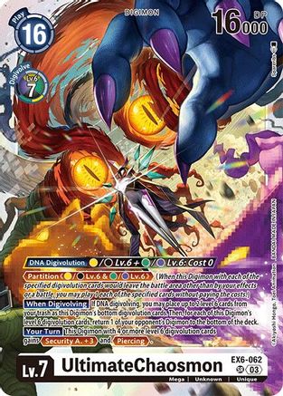 UltimateChaosmon (EX6-062) [Infernal Ascension] Foil - Deck Out Gaming