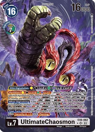 UltimateChaosmon (Alternate Art) (EX6-062) [Infernal Ascension] Foil - Deck Out Gaming