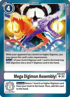 Mega Digimon Assembly! (EX6-072) [Infernal Ascension] Foil - Deck Out Gaming