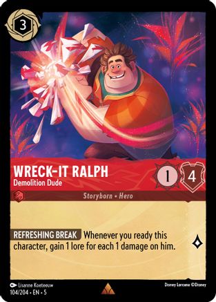 Wreck-It Ralph - Demolition Dude (104/204) [Shimmering Skies] - Deck Out Gaming