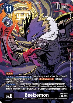 Beelzemon (Alternate Art) (EX6-056) [Infernal Ascension] Foil - Deck Out Gaming