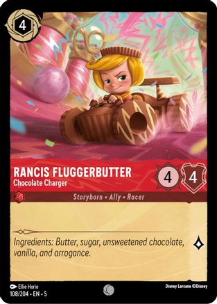 Rancis Fluggerbutter - Chocolate Charger (108/204) [Shimmering Skies] - Deck Out Gaming