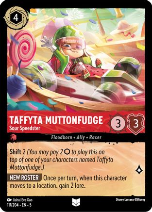 Taffyta Muttonfudge - Sour Speedster (117/204) [Shimmering Skies] - Deck Out Gaming