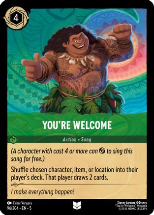 You're Welcome (96/204) [Shimmering Skies] - Deck Out Gaming