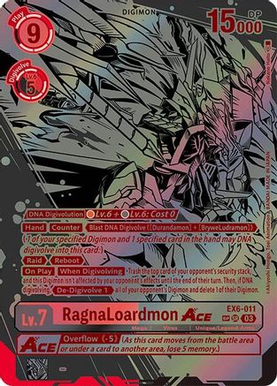 RagnaLoardmon ACE (Textured) (EX6-011) [Infernal Ascension] Foil - Deck Out Gaming