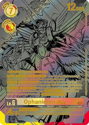 Ophanimon ACE (Textured) (EX6-027) [Infernal Ascension]
