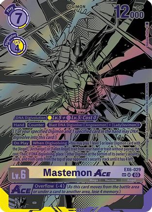 Mastemon ACE (Textured) (EX6-029) [Infernal Ascension] Foil - Deck Out Gaming