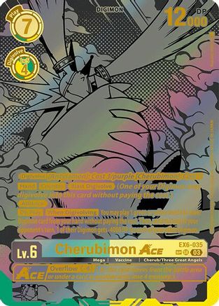 Cherubimon ACE (Textured) (EX6-035) [Infernal Ascension] Foil - Deck Out Gaming
