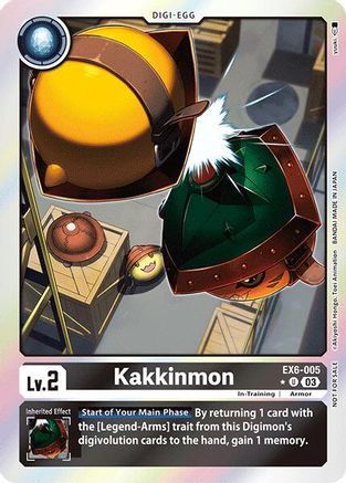 Kakkinmon (Box Promotion Pack: Infernal Ascension) (EX6-005) [Infernal Ascension] Foil - Deck Out Gaming