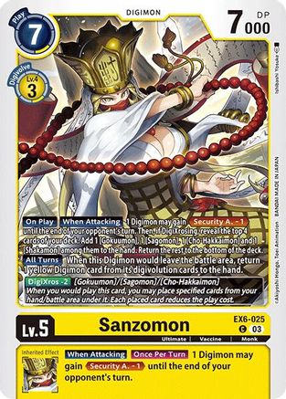 Sanzomon (EX6-025) [Infernal Ascension] - Deck Out Gaming