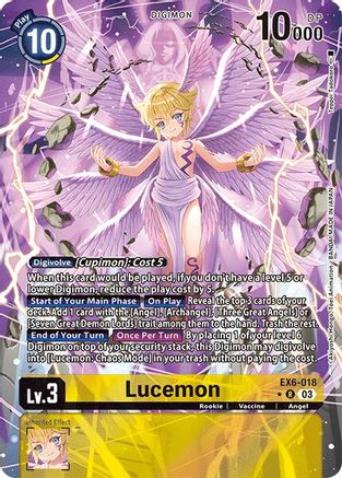 Lucemon (Alternate Art) (EX6-018) [Infernal Ascension] Foil - Deck Out Gaming