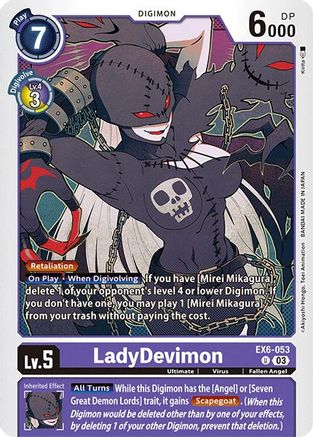 LadyDevimon (Ex6-053) [Infernal Ascension] - Deck Out Gaming