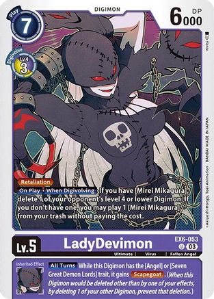 LadyDevimon (Ex6-053) [Infernal Ascension] - Deck Out Gaming