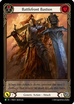 Battlefront Bastion (Red) - FAB235 (FAB235) [Flesh and Blood: Promo Cards] Rainbow Foil - Deck Out Gaming