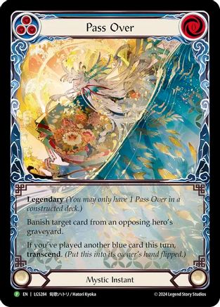 Pass Over // Inner Chi - LGS284 (LGS284) [Flesh and Blood: Promo Cards] Rainbow Foil - Deck Out Gaming