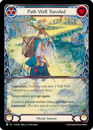 Path Well Traveled // Inner Chi - LGS285 (LGS285) [Flesh and Blood: Promo Cards] Rainbow Foil - Deck Out Gaming