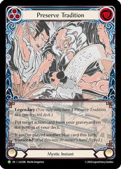 Preserve Tradition // Inner Chi - LGS286 (LGS286) [Flesh and Blood: Promo Cards] Rainbow Foil - Deck Out Gaming