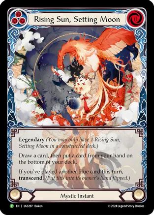 Rising Sun, Setting Moon // Inner Chi - LGS287 (LGS287) [Flesh and Blood: Promo Cards] Rainbow Foil - Deck Out Gaming