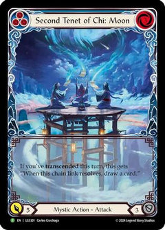 Second Tenet of Chi: Moon - LGS301 (LGS301) [Flesh and Blood: Promo Cards] Rainbow Foil - Deck Out Gaming
