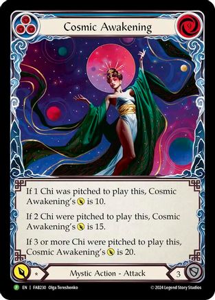Cosmic Awakening - FAB230 (FAB230) [Flesh and Blood: Promo Cards] Cold Foil - Deck Out Gaming